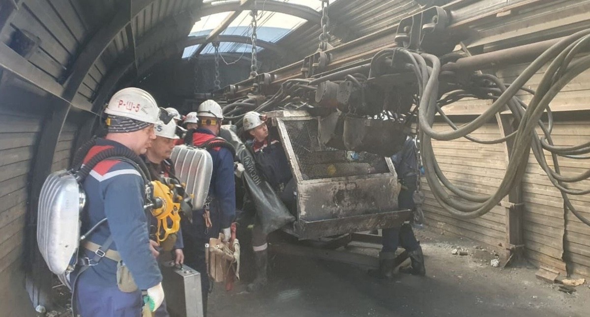 Спасательная операция на шахте "Садкинская". Фото: управление МЧС по Ростовской области https://t.me/mchs_rostov/7817