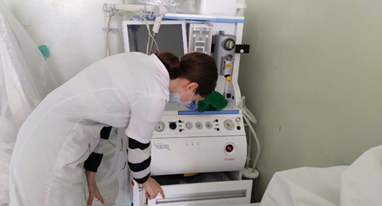 Медицинский работник. Фото Влада Александрова, "Юга.ру"