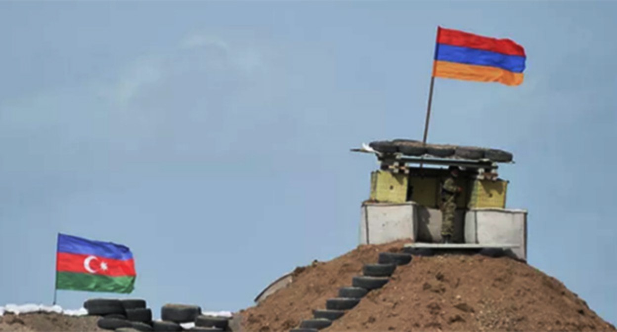 Граница Армении и Азербайджана. Фото: аппарат президента Республики Армения