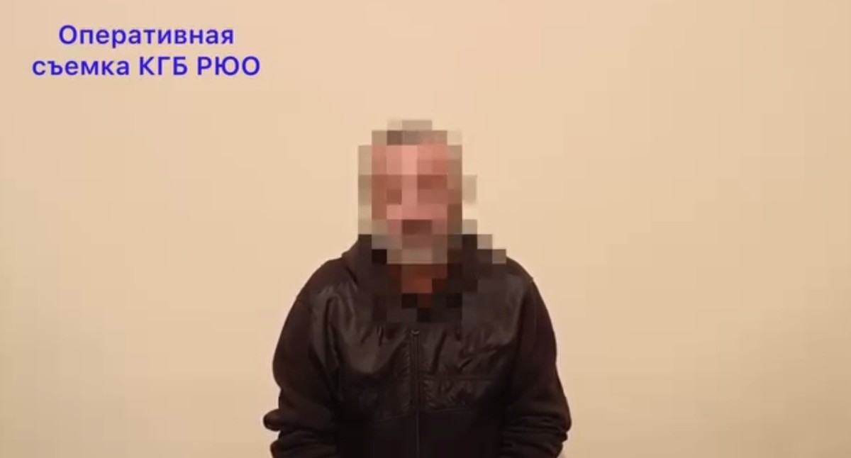 Арестованный по обвинению в госизмене. Кадр видео КГБ Южной Осетии / Facebook