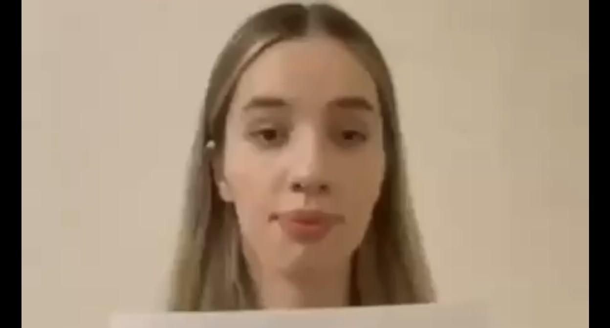 Кадр видеообращения Айны Манькиевой. serdalo_ingushetii_ / Instagram