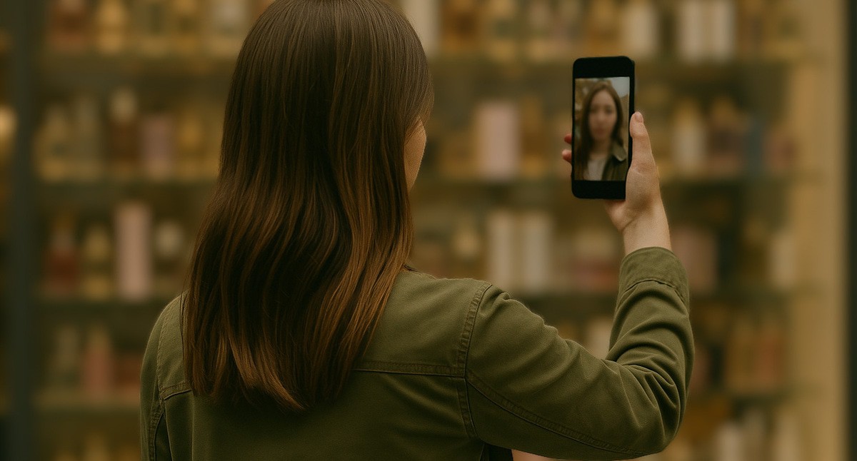 Девушка снимает видео с извинениями. Иллюстрация создана "Кавказским узлом" с помощью ИИ в программе Photoshop