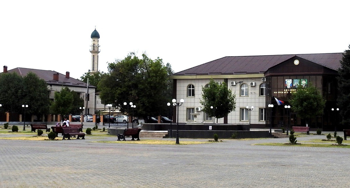 Главная площадь Наурской (Невре). Фото: пресс-служба администрации Наурского муниципального рйона