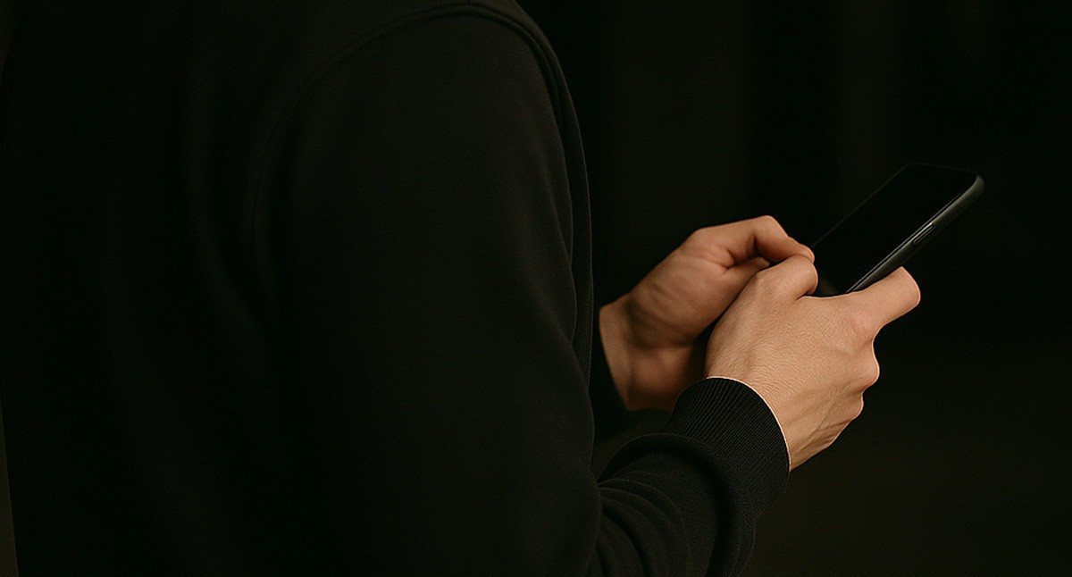 Мужчина пересылает данные. Иллюстрация создана "Кавказским узлом" с помощью ИИ в программе Copilot