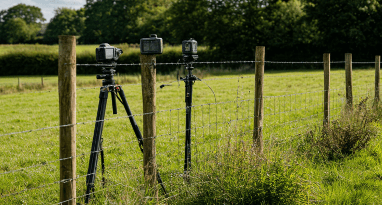 Забор между участками. Изображение создано ИИ в программе "Шедеврум" по запросу "Кавказского узла".