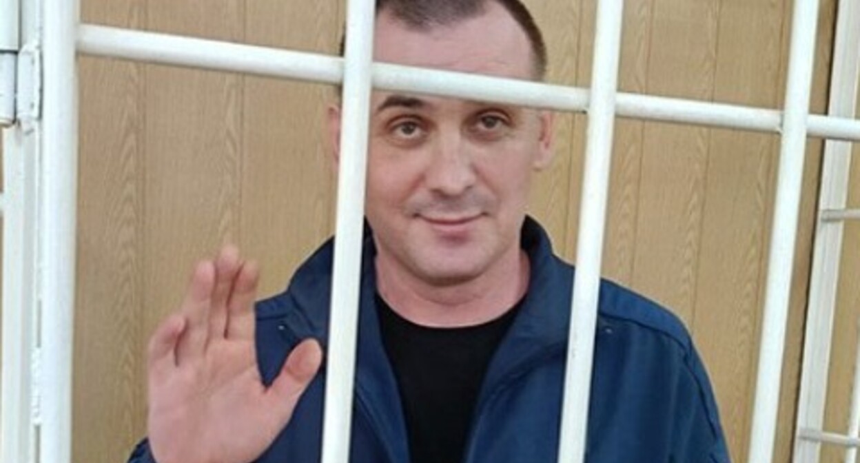 Игорь Нагавкин в зале суда. Фото предоставлено Натальей Шишлиной