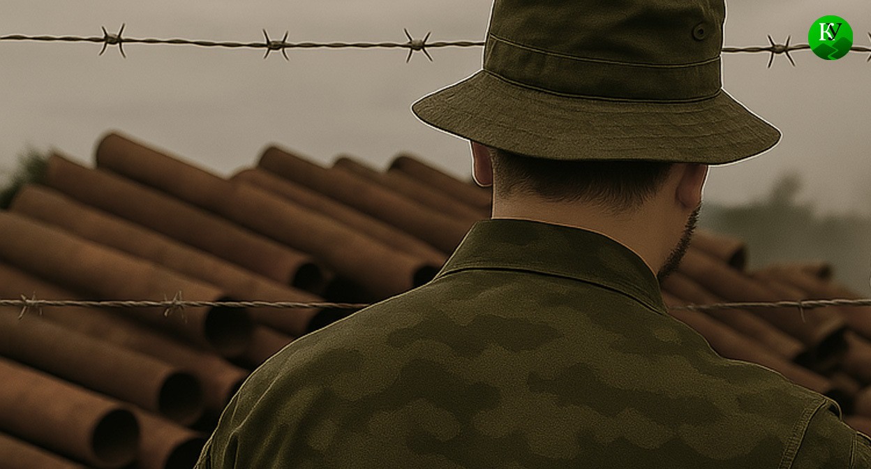 Военный на СВО. Иллюстрация создана «Кавказским узлом» с помощью ИИ в программе Copilot
