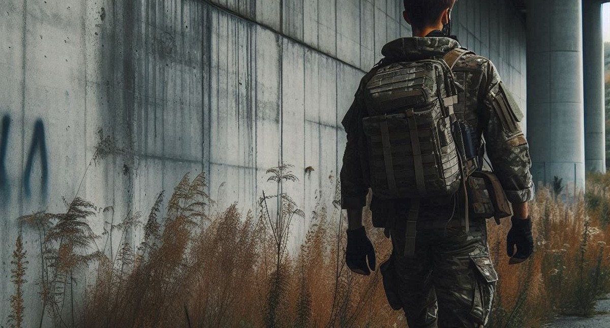 Военный на СВО. Иллюстрация создана "Кавказским узлом" с помощью ИИ в программе Copilot