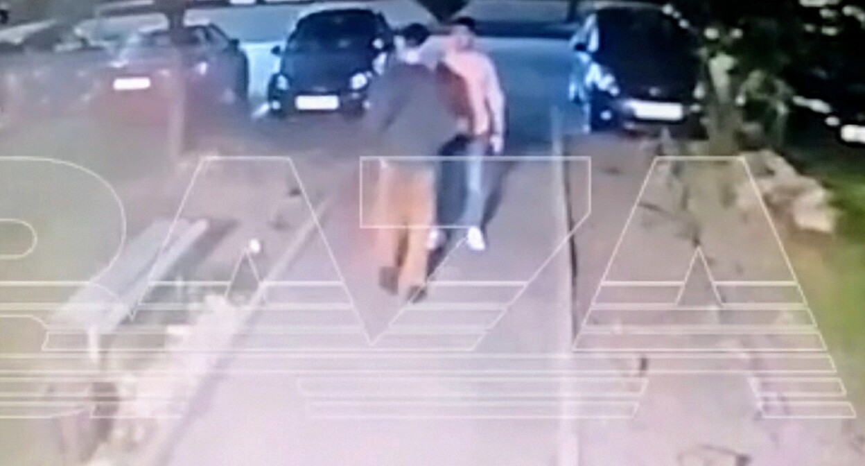 Момент перед взрывом. 29 мая 2025 г. Скриншот видео https://t.me/ossetiaFB/51613
