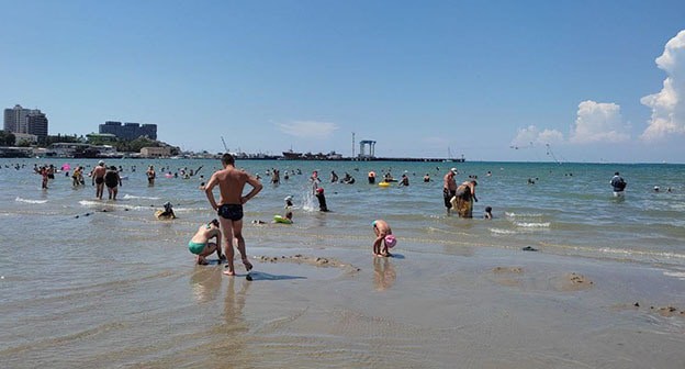 Пляж в Анапе. Фото Иолины Грибковой, "Юга.ру"