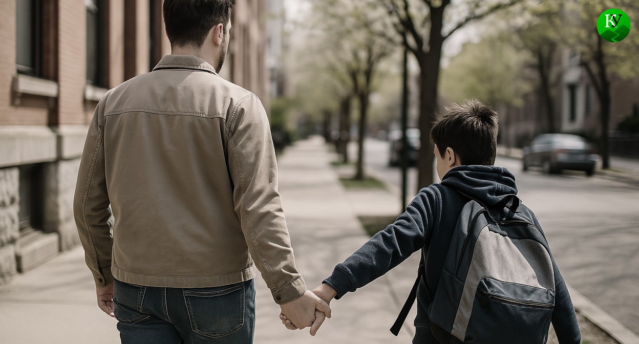 Отец и сын. Иллюстрация создана "Кавказским узлом" с помощью ИИ в программе Copilot