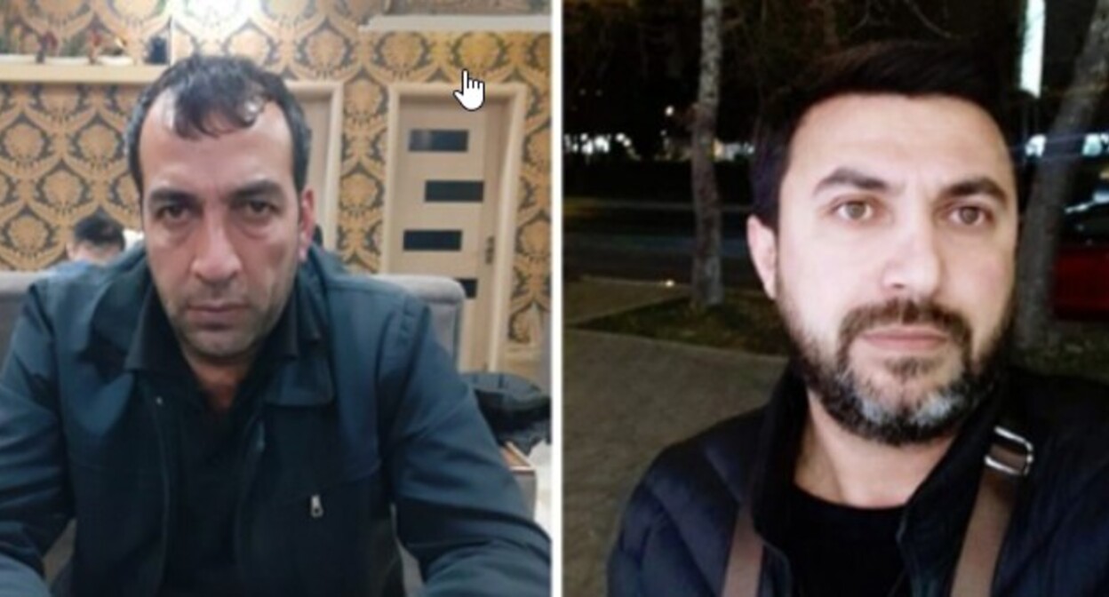 Гюндуз Мирзоев (слева) и Заур Аскеров. Фото: https://www.meydan.tv/ru/article/chleny-partii-narodnogo-fronta-obvinyayutsya-v-antigosudarstvennyh-prizyvah/