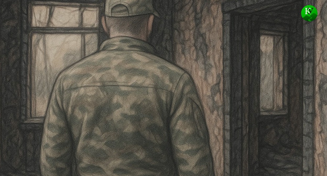 Военный на СВО. Иллюстрация создана «Кавказским узлом» с помощью ИИ в программе Copilot
