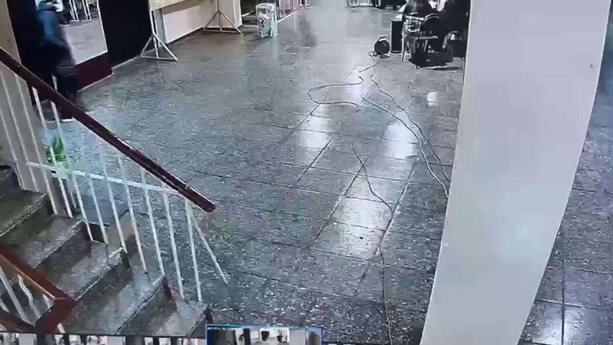 Нападение на избирательный участок в Абхазии. 1 марта 2025 г. Скриншот видео https://ria.ru/20250301/abkhaziya-2002508835.html