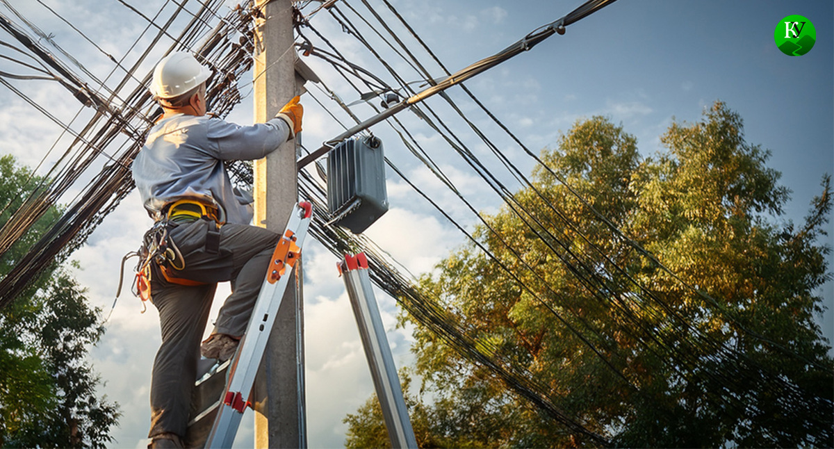 Электрик. Иллюстрация создана "Кавказским узлом" с помощью ИИ в программе Copilot