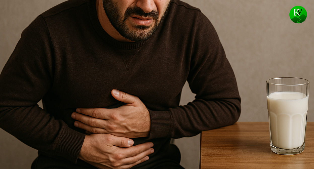 Болит живот. Иллюстрация создана «Кавказским узлом» с помощью ИИ в программе Copilot