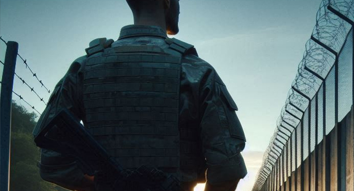 Военный на СВО. Иллюстрация создана «Кавказским узлом» с помощью ИИ в программе Copilot