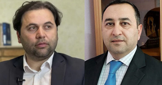 Мамед Мамедзаде (слева) и Башир Сулейманлы. Коллаж "Кавказского узла". Фото: https://www.meydan.tv, https://ru.apa.az/