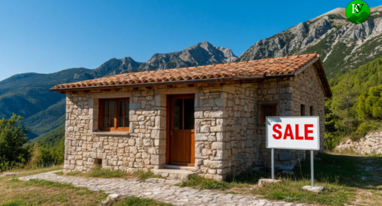 Дом на продажу. Изображение создано "Кавказским узлом" при помощи ИИ в программе "Шедеврум".