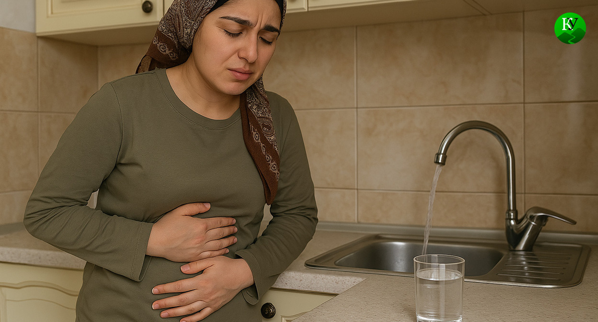 Отравление водой. Иллюстрация создана "Кавказским узлом" с помощью ИИ в программе Copilot