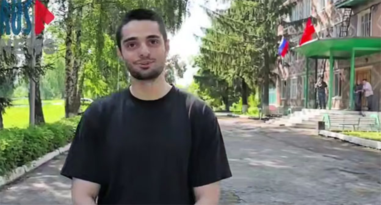 Сайд-Мухаммад Джумаев. 17 июля 2025 г. Скриншот видео https://t.me/rusnews/72772