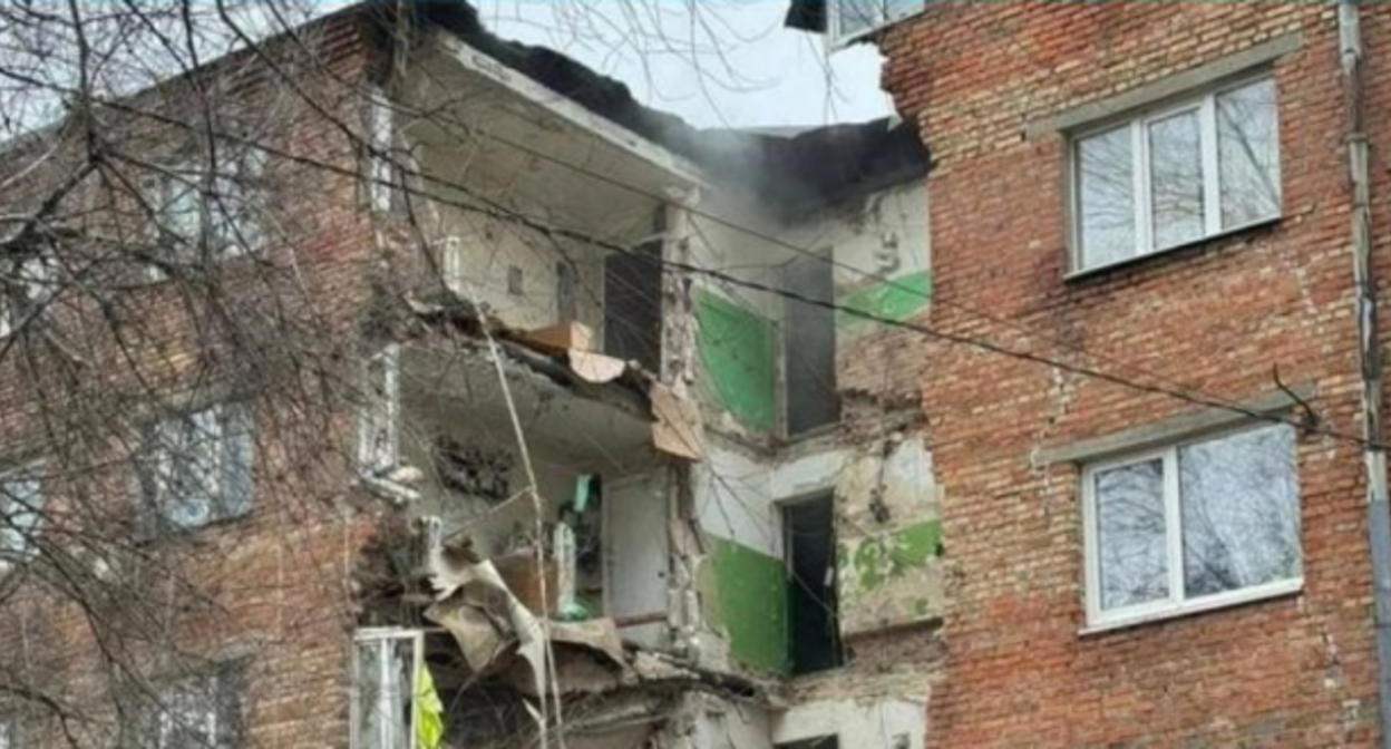 Дом на Нариманова. Скриншот фото 161.ru от 18.06.25, https://t.me/news161ru/66677.