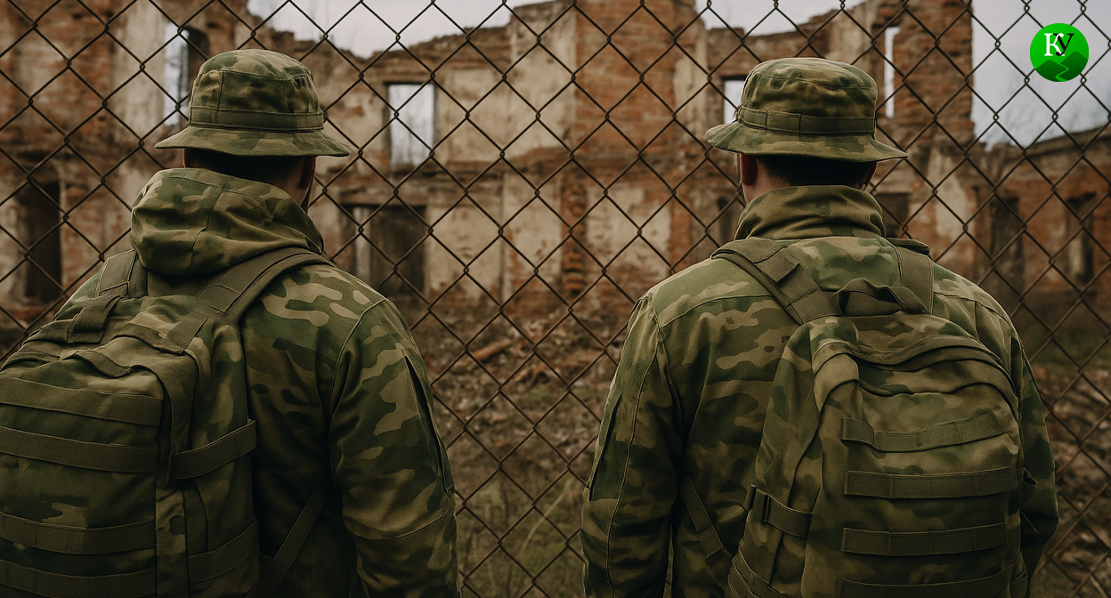 Военные на СВО. Иллюстрация создана "Кавказским узлом" с помощью ИИ в программе Copilot