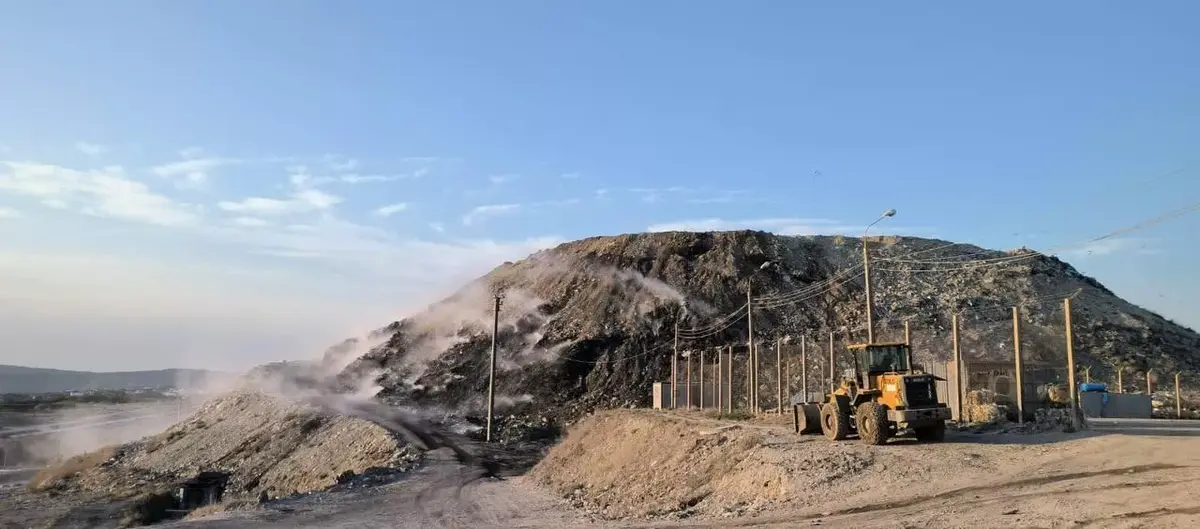 Мусорный полигон в Новороссийске. Фото: Андрей Кравченко/Telegram