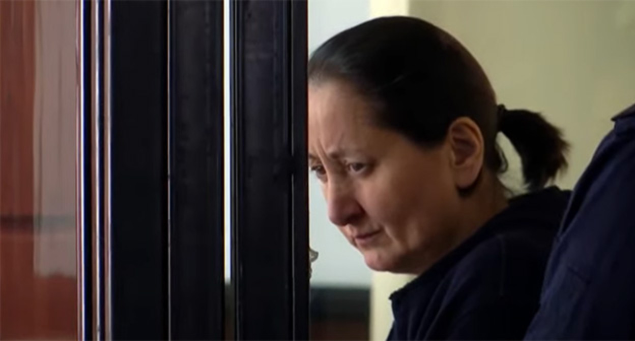 Мзия Амаглобели. Cкриншот из прямой трансляции телекомпании "Формула"