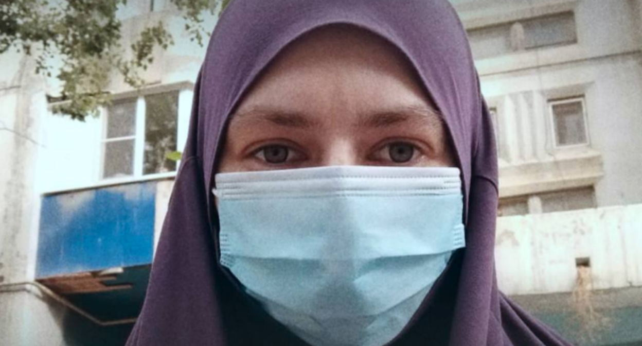 Ольга Петрова. Скриншот фото из Telegram-канала "ОВД-Инфо" (признан иноагентом) от 15.07.25, https://t.me/ovdinfo/25967.