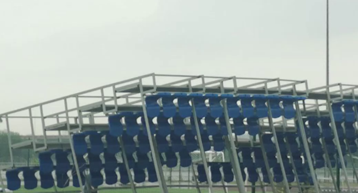 Падение трибуны в Ростове-на-Дону. 30 мая 2023 г. Фото: МЧС России