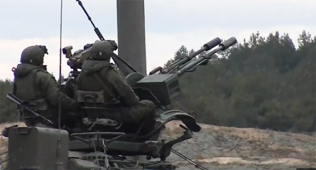 Спецоперация на Украине. Скриншот видео Минобороны России