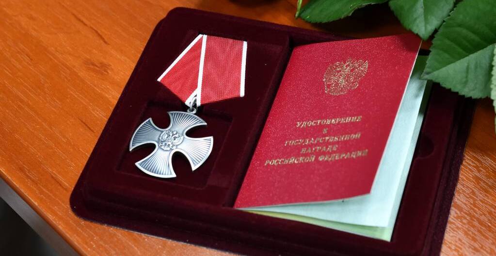 Орден Мужества. Фото: Геннадий Митрофанов / Telegram