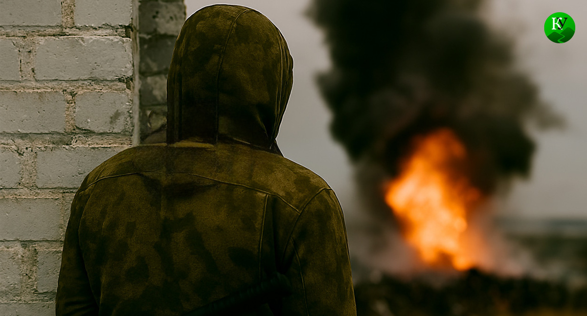 Военный на СВО. Иллюстрация создана «Кавказским узлом» с помощью ИИ в программе Copilot