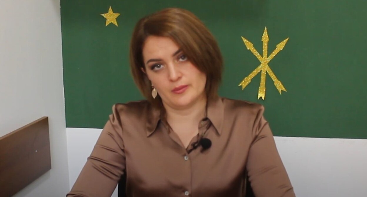 Лариса Тупцокова, скриншот с канала Circassian Media