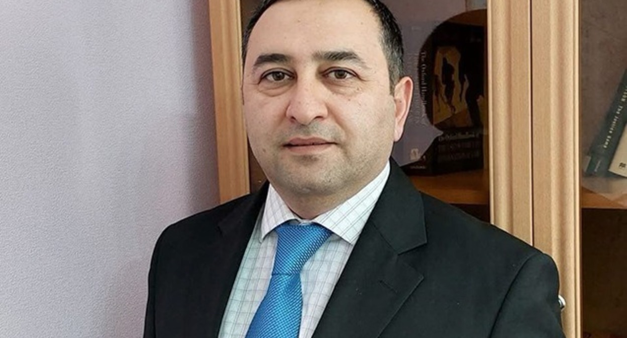 Руководитель Института гражданских прав Башир Сулейманлы. Фото Qafqazinfo.az