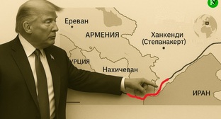 Предполагаемый "Маршрут Трампа". Иллюстрация создана «Кавказским узлом» с помощью ИИ в программе ChatGPT.