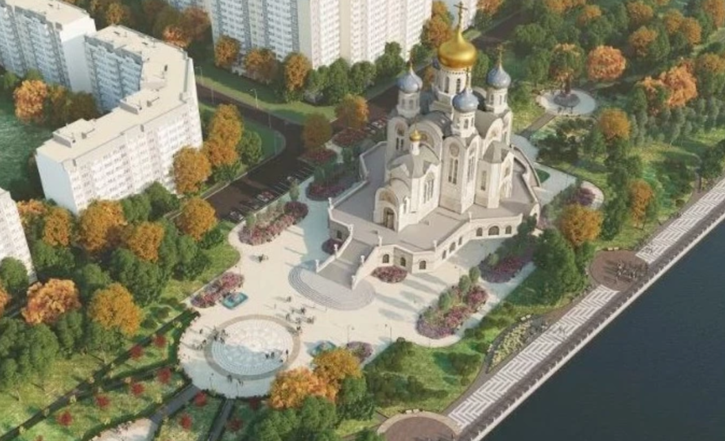 Проект храма в микрорайоне Юбилейный. Фото предоставлено "Кавказскому узлу" активистами.