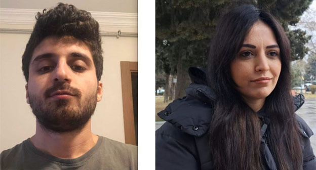 Кямран Мамедли и Айтадж Ахмедова. Коллаж "Кавказского узла". Фото: https://www.meydan.tv/, Фатима Мовламлы / JAMnews https://jam-news.net/ru