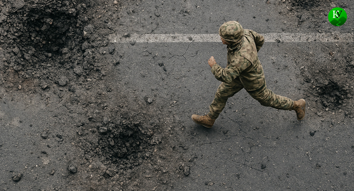 Военный на СВО. Иллюстрация создана «Кавказским узлом» с помощью ИИ в программе Copilot