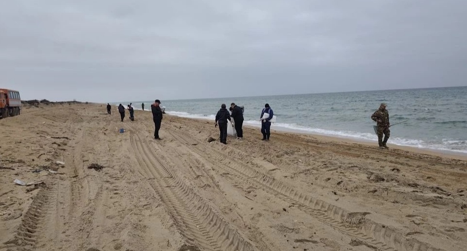 Мониторинг берега на Кубани. Фото из телеграм-канала оперштаба Кубани https://t.me/opershtab23/14441