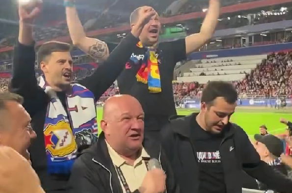 Фанаты ЦСКА. Стоп-кадр видео из Instagram*-аккаунта ФК ЦСКА от 19.09.25, https://www.instagram.com/p/DOyCcUKiB8P/