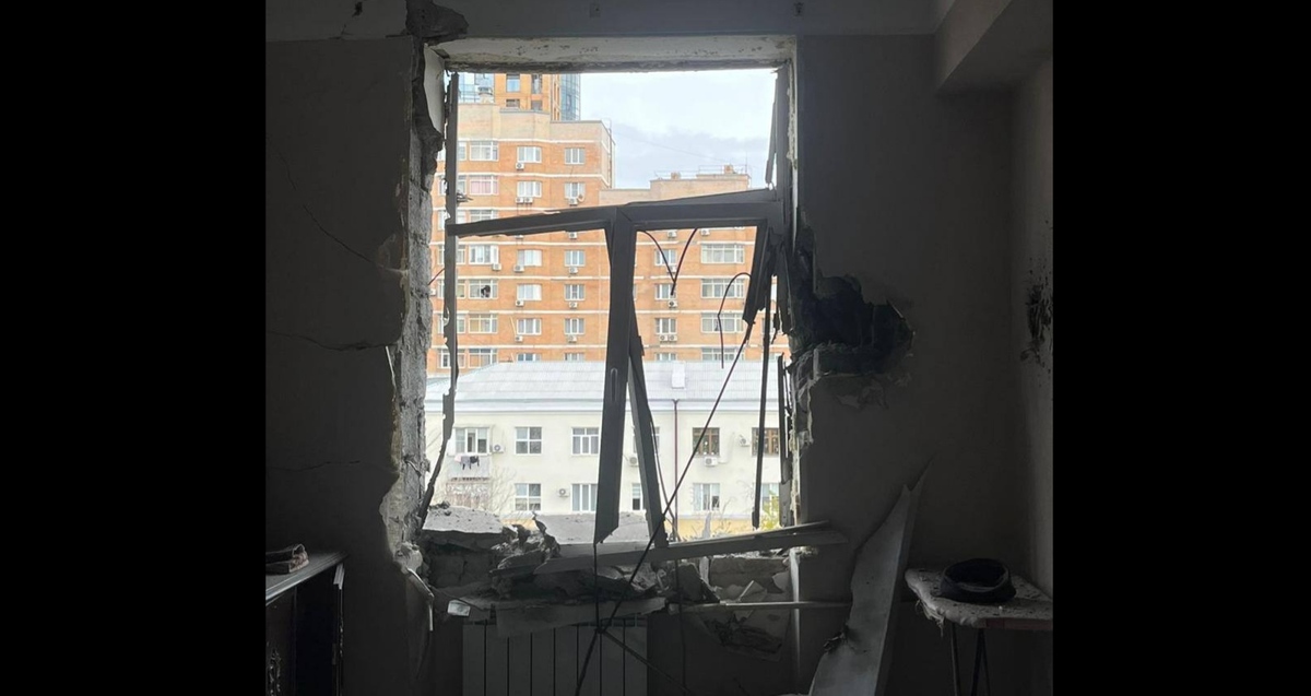 Последствия атаки БПЛА в Новороссийске. Фото из телеграм-канала Алексея Кравченко https://t.me/kravchenko_glava_nvrsk/13623