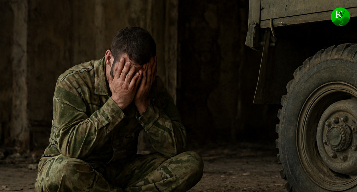 Военный на СВО. Иллюстрация создана «Кавказским узлом» с помощью ИИ в программе Copilot