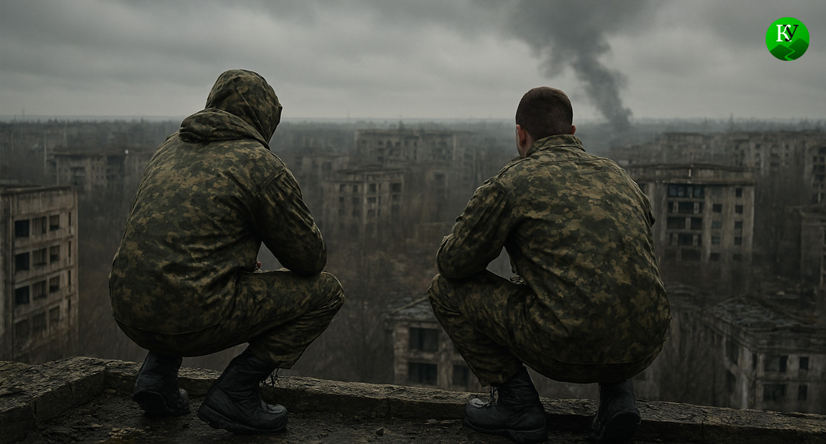 Военные на СВО. Иллюстрация создана «Кавказским узлом» с помощью ИИ в программе Copilot