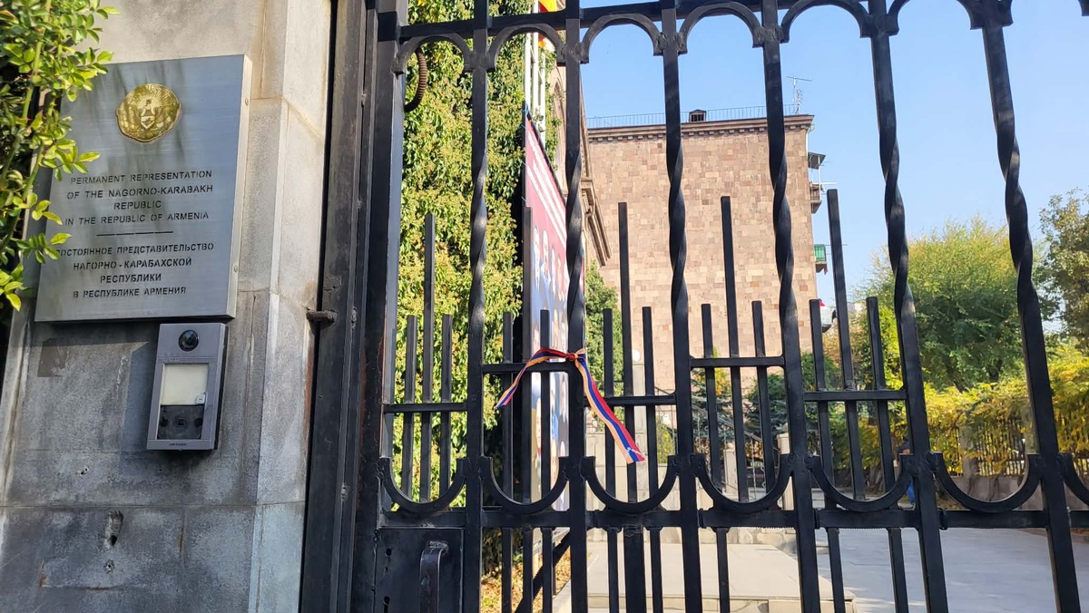 Представительство Нагорного Карабаха в Ереване. Декабрь 2025 годa. Фото Алвард Григорян для "Кавказского узла".