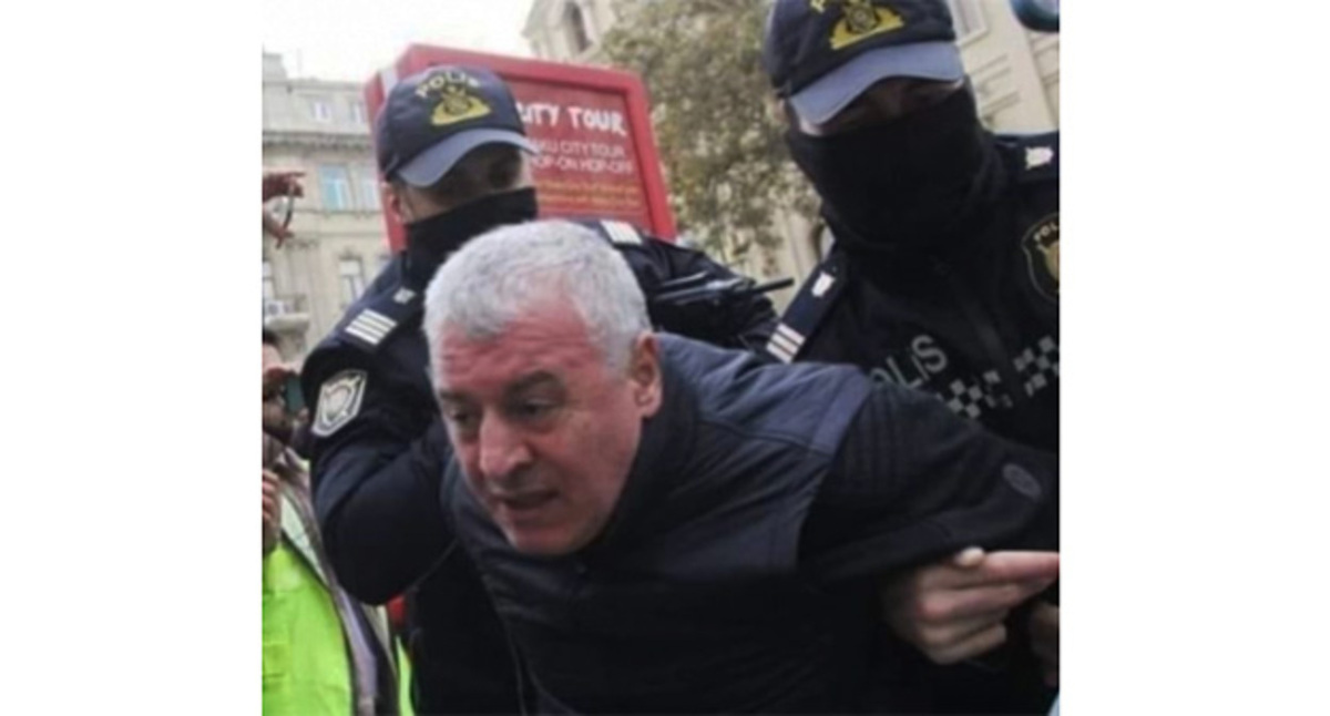 Кенан Зейналов во время задержания в октябре 2023 года. Фото: https://www.turan.az/ext/news/2023/10/free/Social/ru/9507.htm