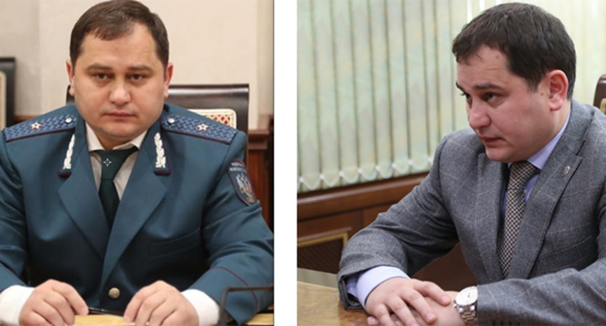Magomed Kushtov (left) and Ilyas Kushtov. Collage by the "Caucasian Knot." Photo: Federal Tax Service of Russia, https://fortanga.org/