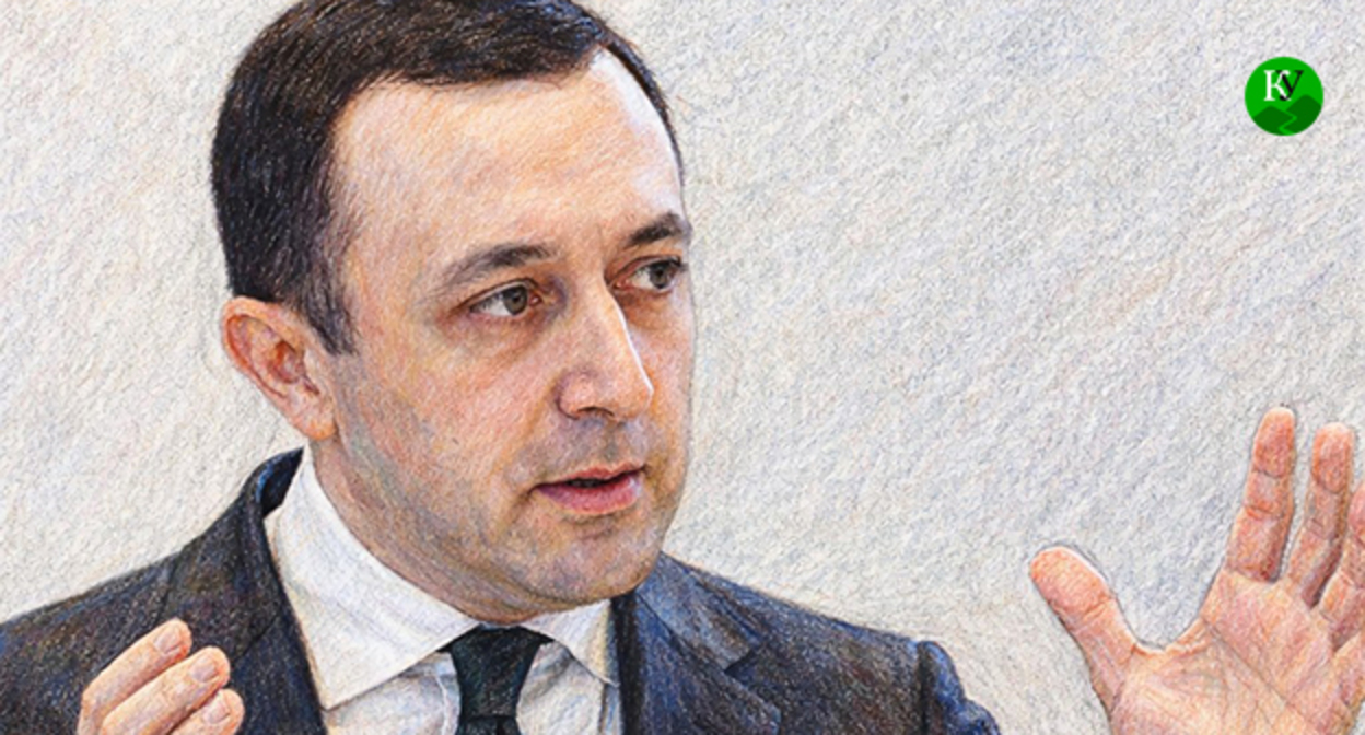 Ираклий Гарибашвили. Иллюстрация создана "Кавказским узлом" при помощи ИИ в программе Copilot