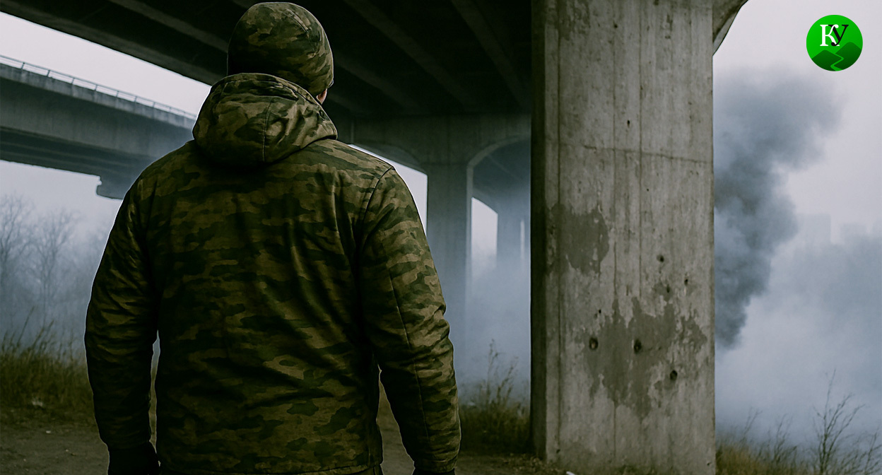 Военный на СВО. Иллюстрация создана «Кавказским узлом» с помощью ИИ в программе Copilot